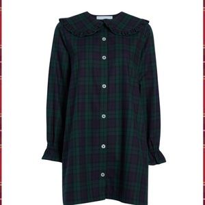 Hill House, Black Watch plaid Evelyn dress, sold out on line
